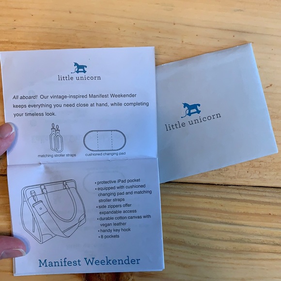 Little Unicorn Manifest Weekender Diaper Bag - Picture 12 of 13